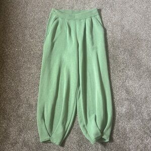 Free People Beach frets knit balloon leg pants